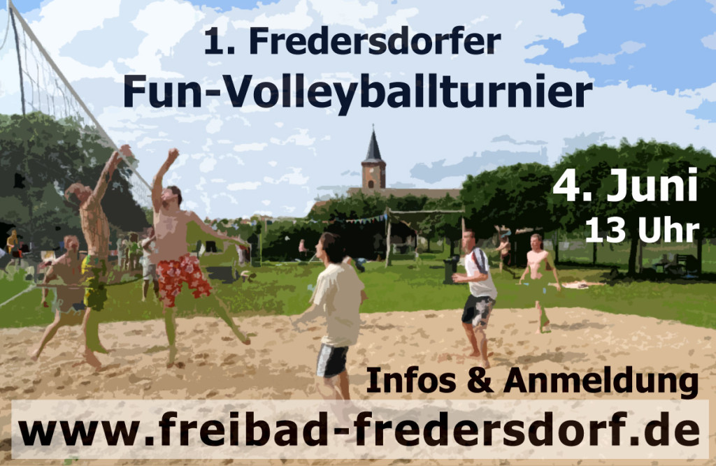 Plakat Volleyballturnier