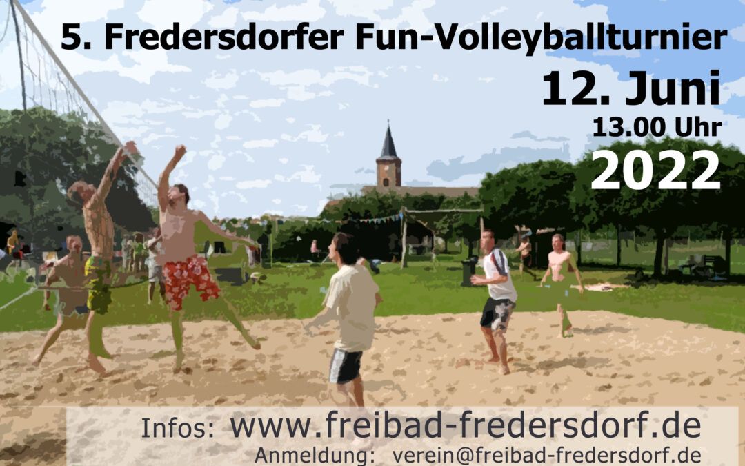 5. Fun-Volleyballturnier am 12. Juni 2022