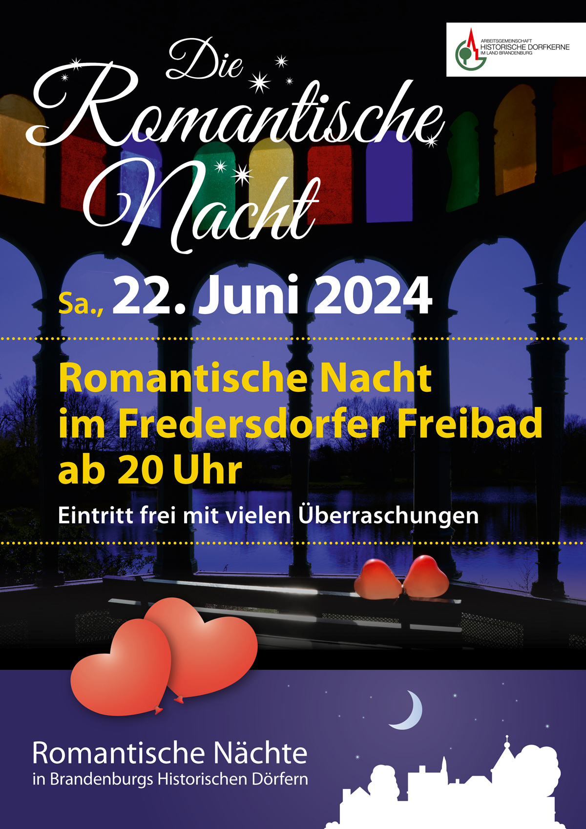 22.06.24,Romantische Nacht im Freibad Fredersdorf
