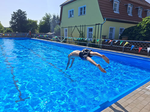 Schwimmfest im Freibad Fredersdorf