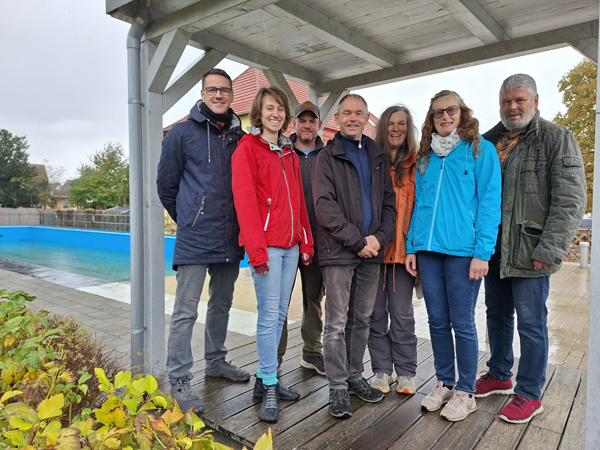 Der Vorstand des Fördervereins Freibad Fredersdorf e.V.