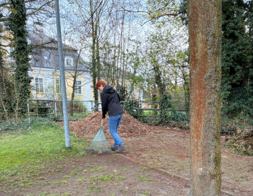 Frühjahrsputz im Freibad in Fredersdorf PM