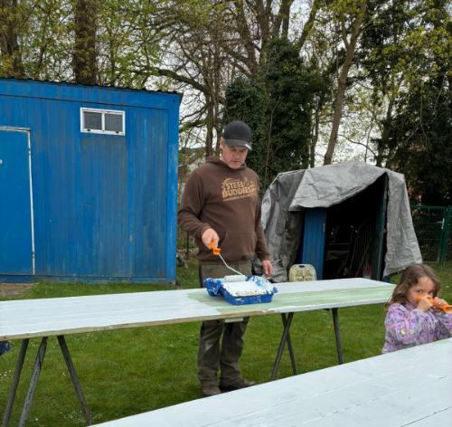 Frühjahrsputz im Freibad in Fredersdorf PM