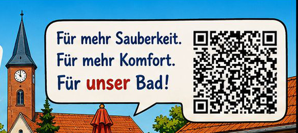 Spendenaufruf für die neuen Sanitäranlagen im Freibad Fredersdorf